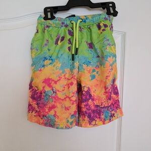 Multicolor Kids Swim Shorts Size 7